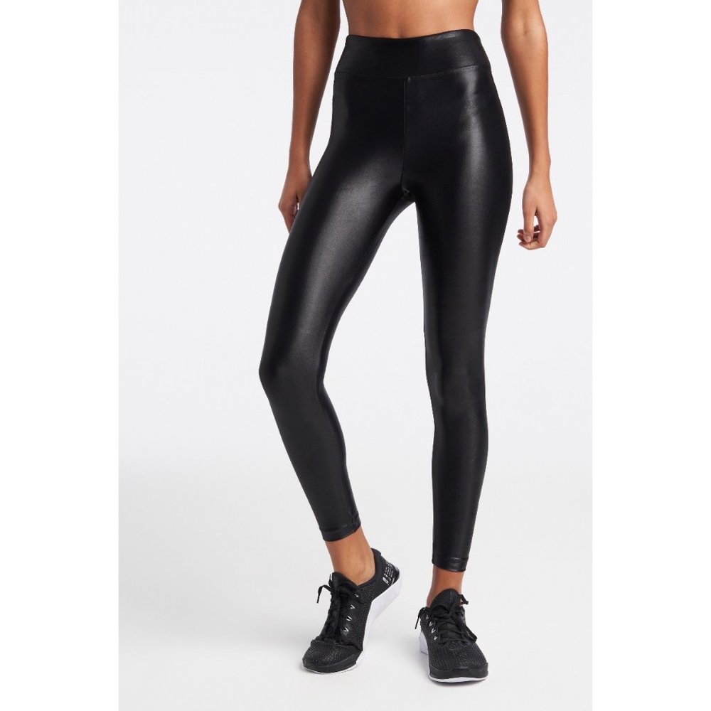 EUC Koral Black Lustrous High Rise Leggings